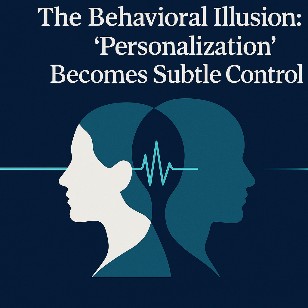 The Behavioral Illusion: When “Personalization” Becomes Subtle Control